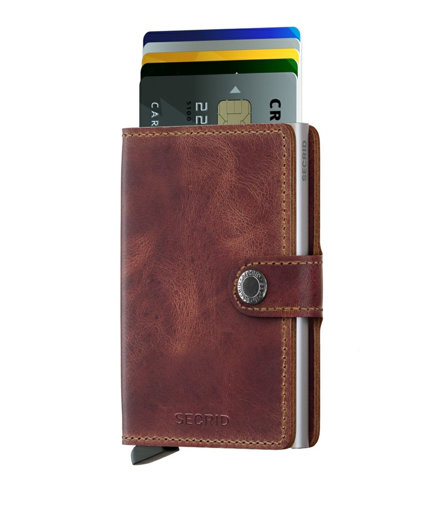 Cartera Secrid Miniwallet Vintage Brown