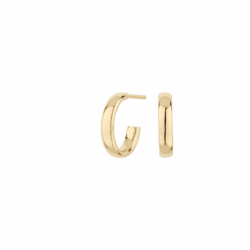 Pendientes Itemporality Melbourne Oval Plata Chapada