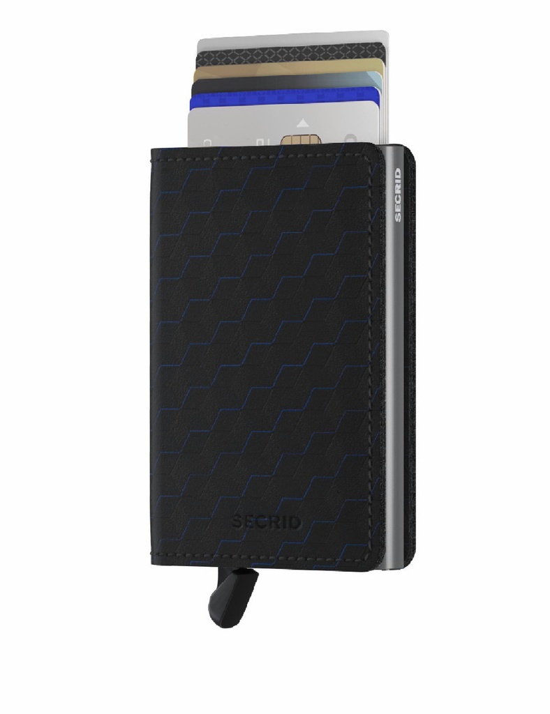 Cartera Secrid Slimwallet Optical Black-Titanium