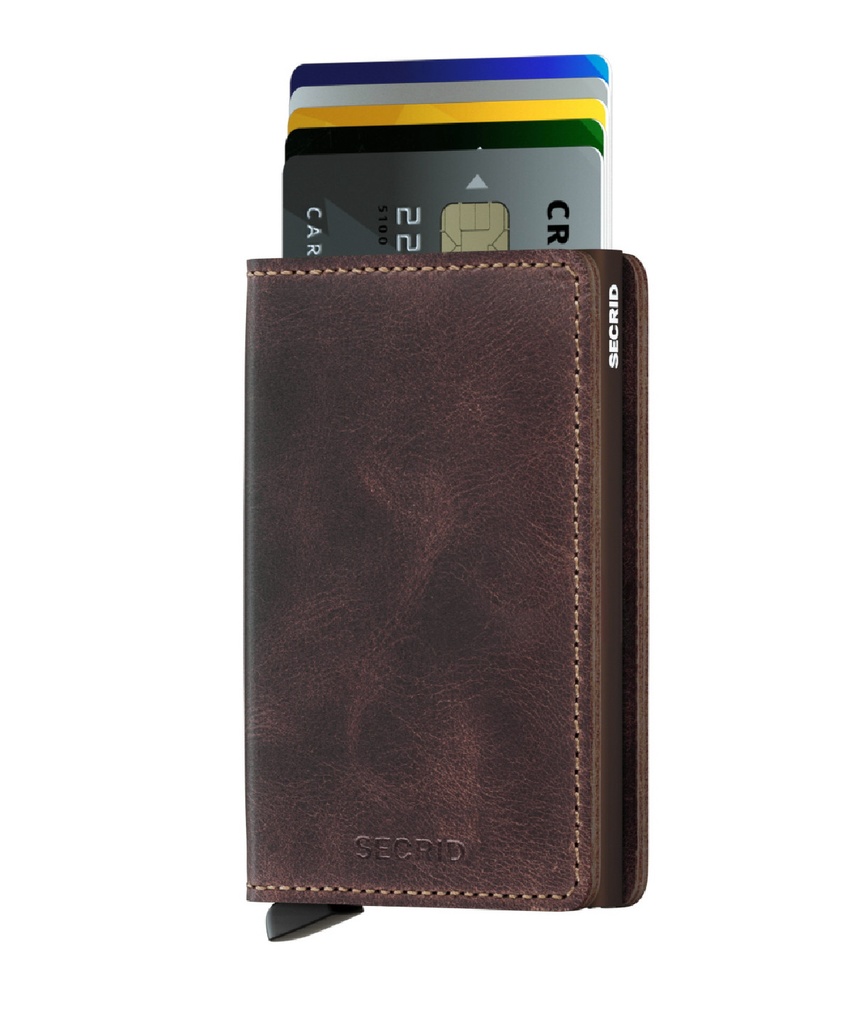 Cartera Secrid Slimwallet Vintage Chocolate
