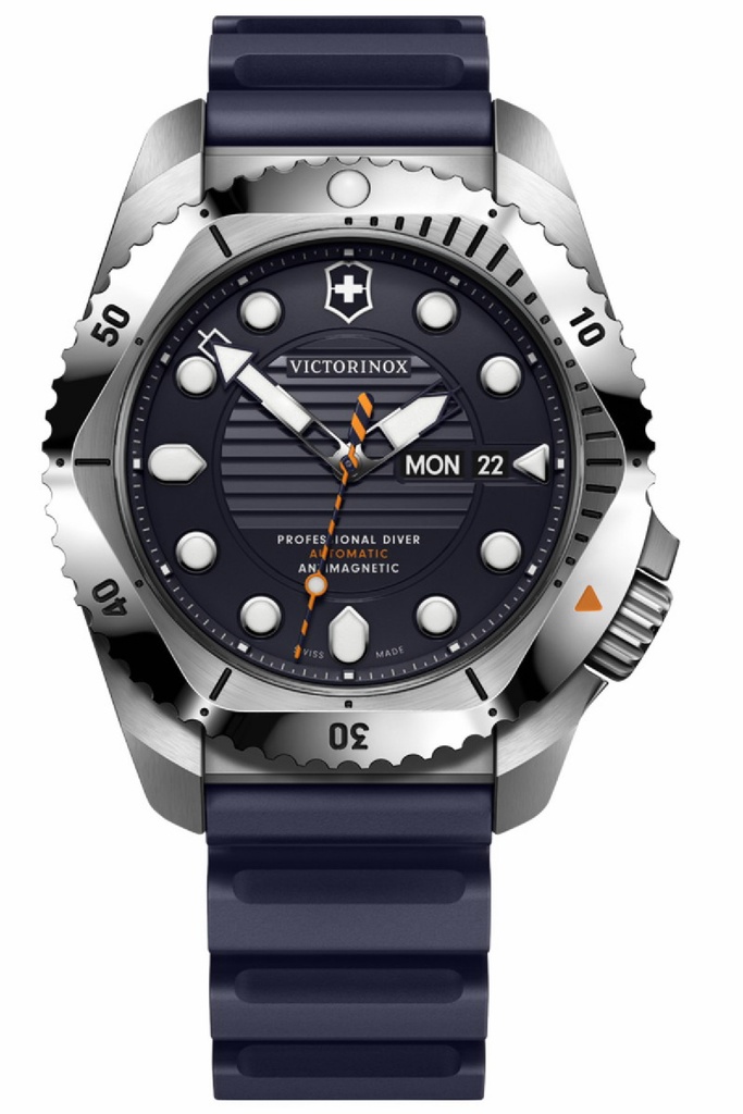 Reloj Victorinox Dive Pro Automatic Hombre Correa Caucho Azul