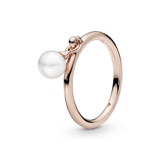 [187525P-50] Anillo Pandora Rose Perla Contemporánea