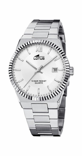 [18835/1] Reloj Lotus Freedom Hombre Acero Esfera Plateada 18835/1
