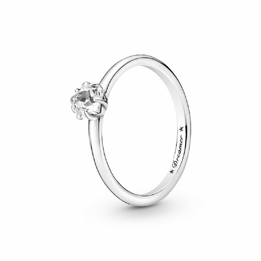Anillo Pandora Solitario Estrella Brillante Celestial
