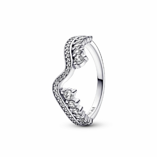 Anillo Pandora Ola Asimétrica Brillante 192543C01