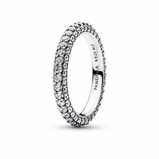 Anillo Pandora Fila de Circonitas en Pavé