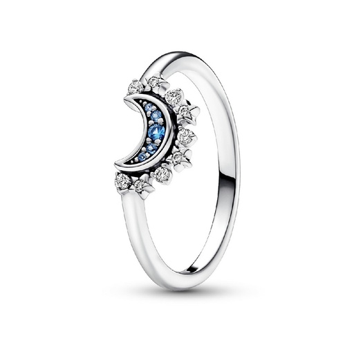Anillo Pandora Luna Celestial Azul 192675C01