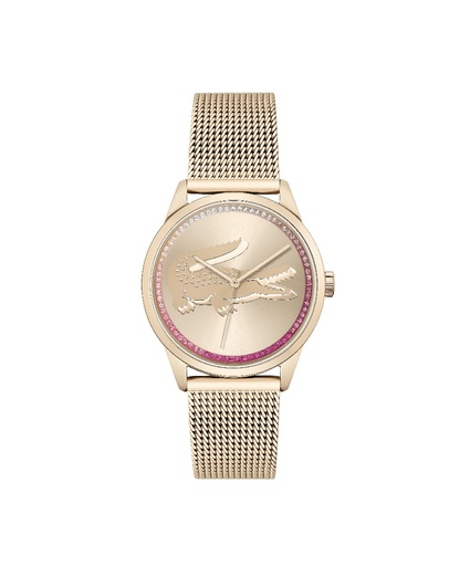 [2001261] Reloj Lacoste Mujer Ladycroc de acero dorado