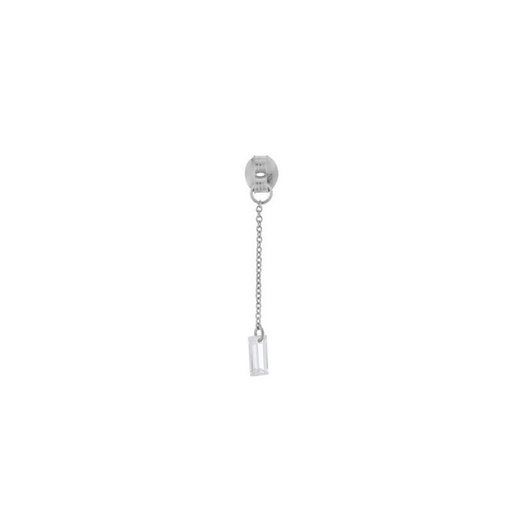 [213CH067] Charm Salvatore Plata Rodio Cadena Circonita Blanca 213CH067