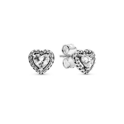 [298427C01] Pendientes Pandora Corazones en Relieve