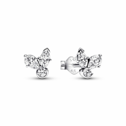 [292406C01] Pendientes Pandora de Botón Herbario Brillante