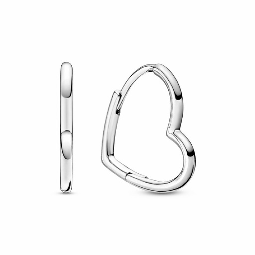 [298307C00] Pendientes Pandora Corazón Asimétrico
