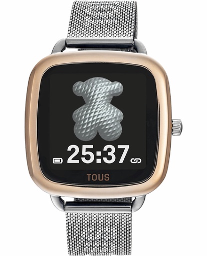 [300358085] Reloj Tous Smartwatch Mujer D-Connect Acero IP Rosa Brazalete de Acero 300358085