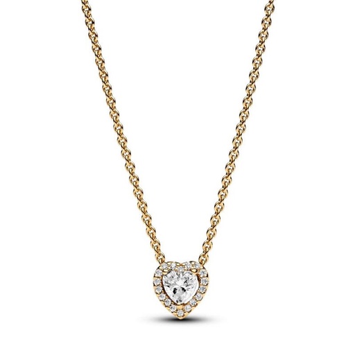 [368425C01-45] Collar Pandora Corazón Brillante