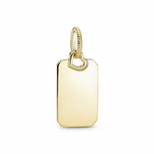 [368611C00] Colgante Pandora Shine Etiqueta Rectangular Grabable 368611C00
