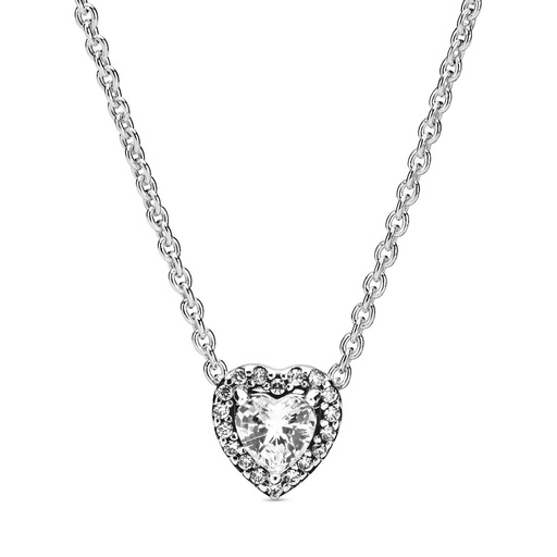 [398425C01-45] Collar Pandora Corazón en Relieve