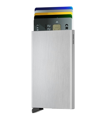 [C-BRUSHED-SILV] Protector de tarjetas Secrid Cardprotector Brushed Silver C-BRUSHED-SILV