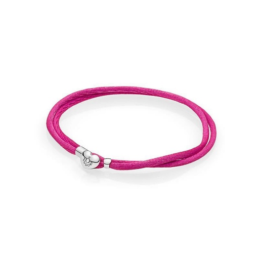 [590749CPH-S2] Pulsera Pandora Moments en Cordón Rosa para Charms