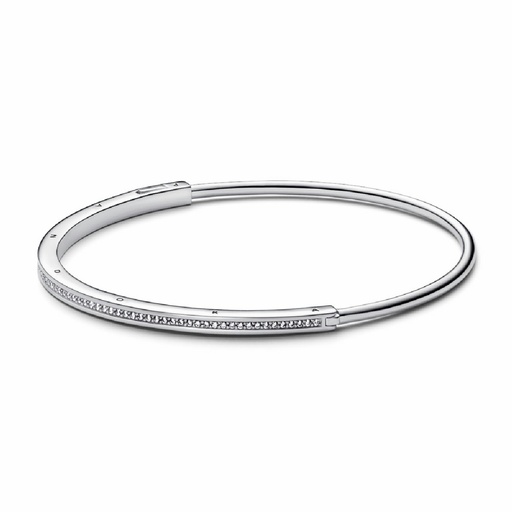 Pulsera rígida Pandora Signature I-D Pavé 592313C01