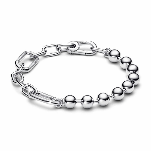 Pulsera Pandora ME de Eslabones Link y Cuentas Metálicas 592793C00