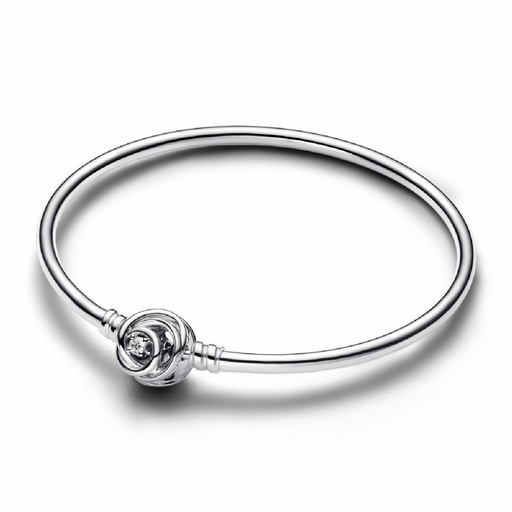 Pulsera Pandora Moments rígida cierre envuelto 593229C01