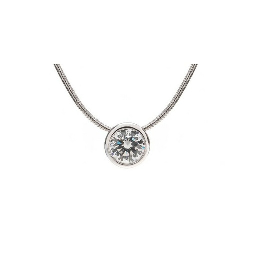 [WC009/0.50] Colgante Camaleoni Potala Plata Rodio Chaton WC009/0.50