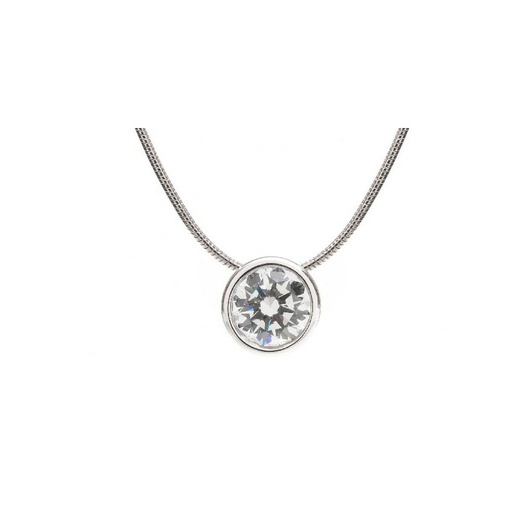 [WC009/1.50] Colgante Camaleoni Potala Plata Rodio Chaton WC009/1.50