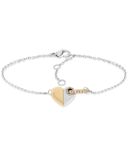 [2780880] Pulsera Tommy Hilfiger Mujer Acero Bicolor Plateado IP Dorado 2780880