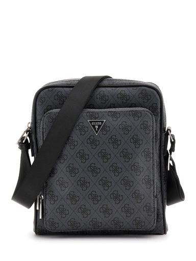 [HMMILOP4260-BL] Bandolera Guess con logotipo Milano 4G Negro