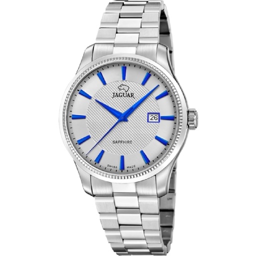 [J1041/2] Reloj Jaguar Suizo Hombre Gris Analógico Blanco Acero J1041/2