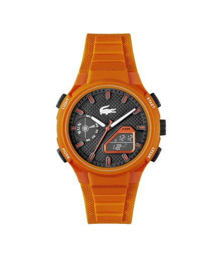 [2011369] Reloj Lacoste Hombre LC33 Analógico-Digital Silicona Naranja 2011369