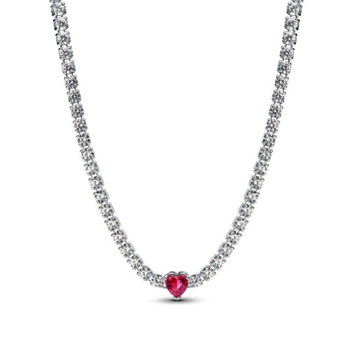 [393549C01-40] Collar Pandora Choker Halo Corazón