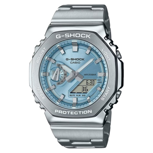 [GM-2110D-2AER] Reloj Casio G-Steel Azul Cielo