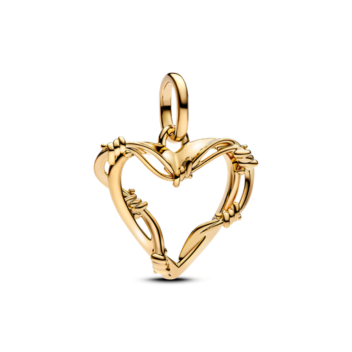 [762526C00] Charm Medallón Pandora ME Corazón de Alambre Shine