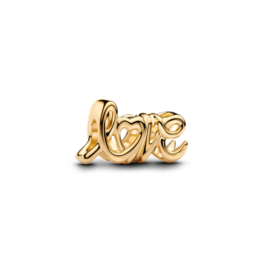 [763055C00] Charm Pandora Love Escrito a Mano Shine