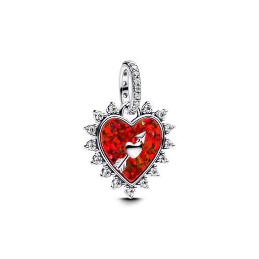 [793667C01] Charm Colgante Pandora Flecha Corazón Giratorio