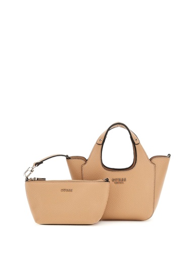 [BG964075-BEIGE] Bolso Guess Helina Mini Tote Beige