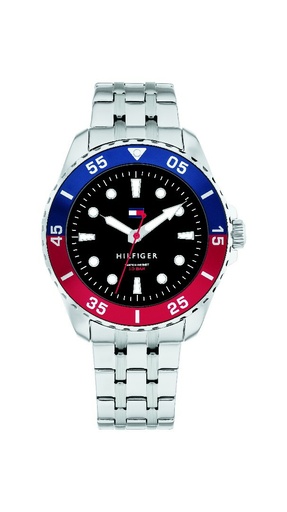 [1720048] Reloj Tommy Hilfiger niño Boys Analógico Acero Esfera Negara 1720048