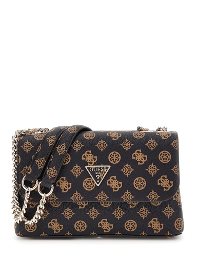 [EPG951020-MOCHALG] Bolso Guess Eco Erica Negro Logo Marron