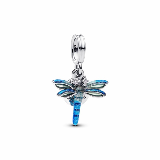 [793745C01] Charm Pandora Colgante Doble Libélula 793745C01