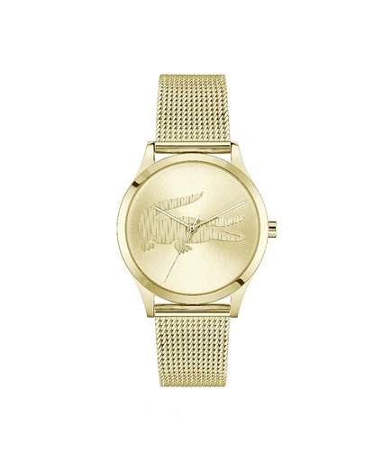 [2001416] Reloj Lacoste Mujer Crocodelle Analógico Acero IP Dorado 2001416