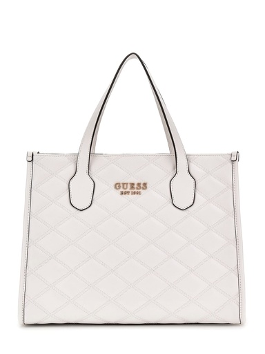 [QG963222-OFFWH] Bolso Guess Tasmin 2 Comp Tote Blanco