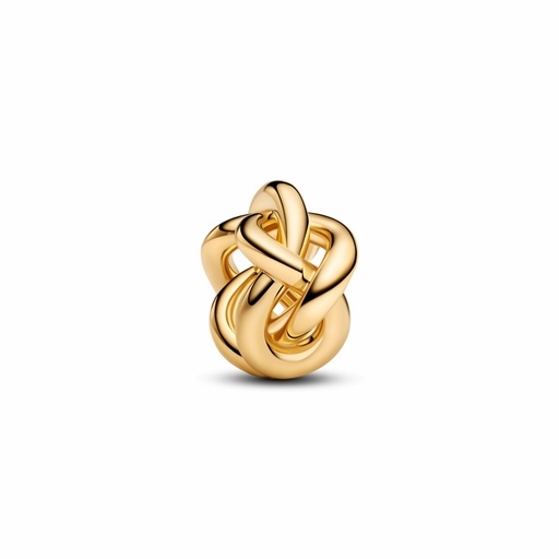 [763755C00] Charm Pandora Nudo Infinito Dorado 763755C00