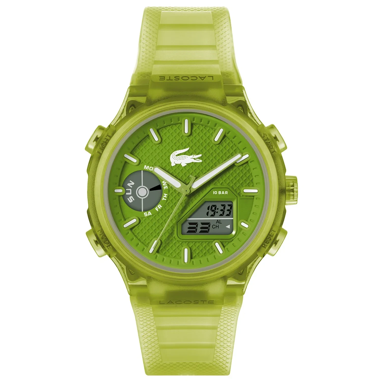 [2011432] Reloj Lacoste LC33 Hombre Analógico-Digital Silicona Verde  2011432