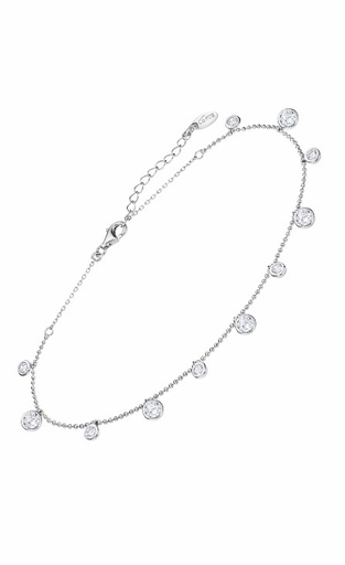 [LP3243-8/1] Tobillera Lotus Silver Mujer Circonitas Blancas Plata LP3243-8/1