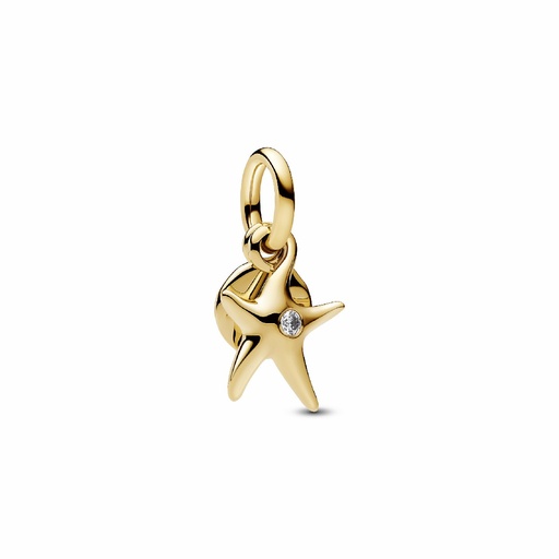 [763892C01] Charm Pandora Colgante Doble Estrella de Mar 763892C01