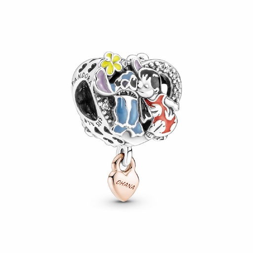 [781682C01] Charm Pandora Ohana Lilo y Stitch de Disney