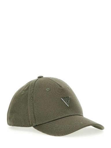 [AM9521POL01-MIL] Gorra Guess London Logotipo Triángulo Militar