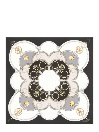 [AW5347SIL03-BLA] Pañuelo Guess Gris/Negro AW5347SIL03-BLA