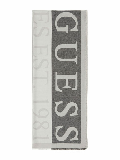 [AM9534VIS03-GML] Bufanda Guess con Inscripción Logotipo Gris AM9534VIS03-GML